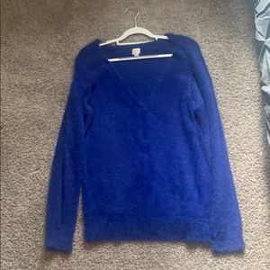 Fur Blue Sweater